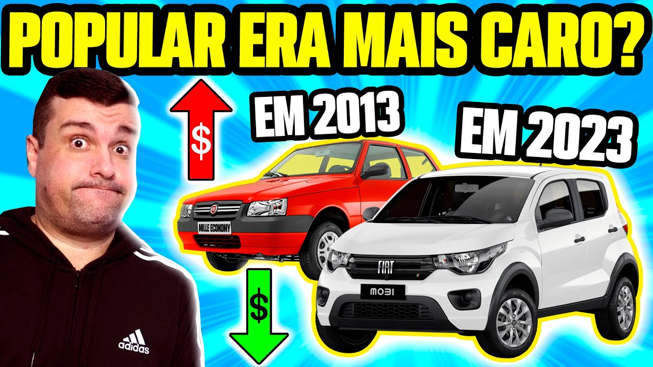 COLAPSO AUTOMOTIVO SEM VOLTA! CARRO POPULAR ERA MAIS CARO para o BRASILEIRO? COMO ERA HÁ 10 ANOS?