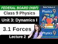 Chapter 3 Dynamics | Forces | Class 9 Physics Federal Board New Book NBF 2026 FBISE