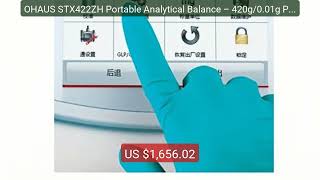OHAUS STX422ZH Portable Analytical Balance – 420g/0.01g Precision 1... — Top Rated 2026 | Buy Now!