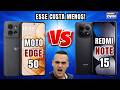 ESSE CUSTA MENOS! MOTO EDGE 50 5G VS REDMI NOTE 15  5G   #motorola  #celular #video