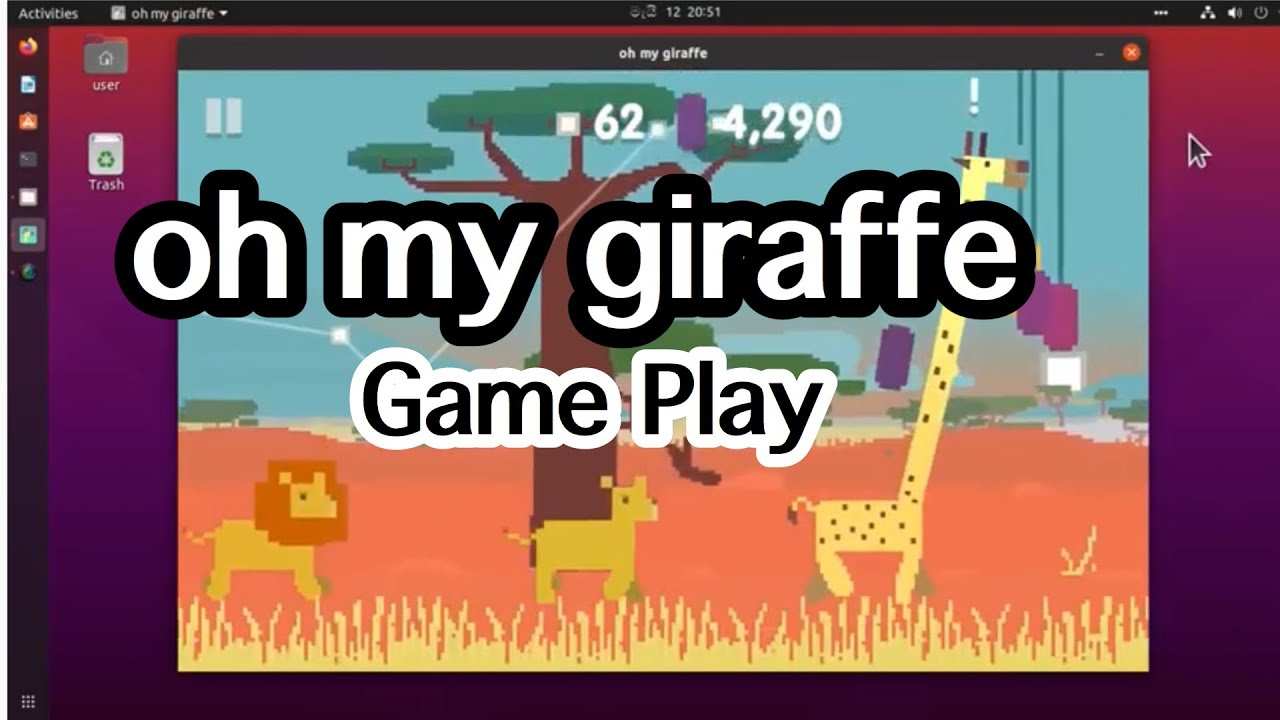oh my giraffe Game Play YouTube