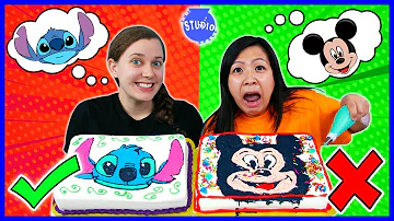 DISNEY CAKE CHALLENGE! Learn How To Do DIY Cake Art