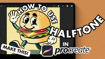 How to use Halftone in Procreate | Procreate Tutorial | How to make Halftone Images in Procreate