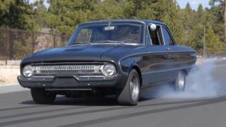 61 Ford Falcon Burnout with under car view