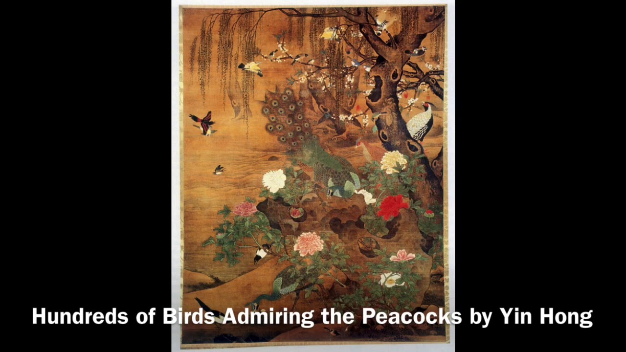 Art History Group Project - Hundreds if Birds Admiring the Peacocks by Yin Hong