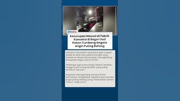 Kronologi Kesurupan Massal di Pabrik Cibungbulang Bogor, Berawal dari Angin Puting Beliung