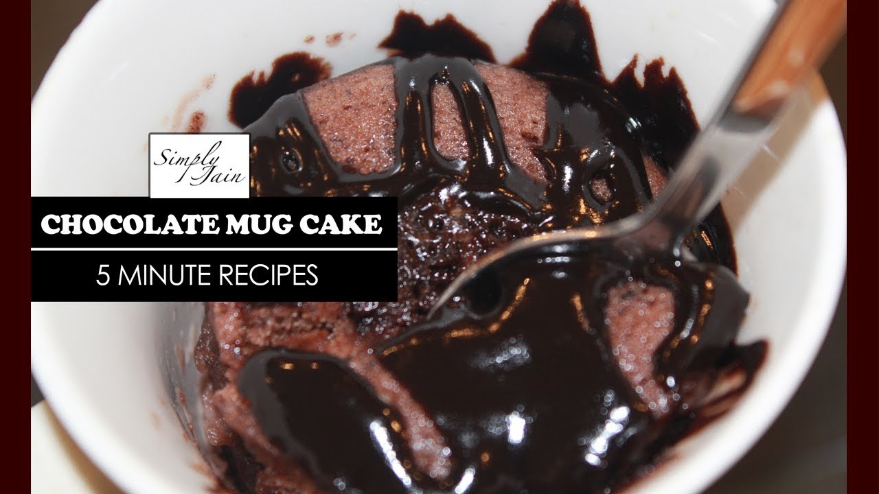 5 Minutes Chocolate Mug Cake | How To Make Chocolate Mug Cake | Desserts | Simply Jain