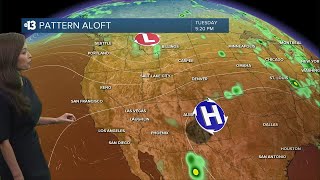 Hot and Dry Tomorrow, More Humidity on the Way