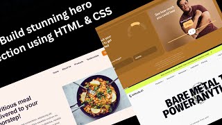 Building a Simple Hero Section Using HTML & CSS | Express Code