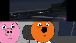 Bashkirian Airlines 2937 VS Lucella Airways 5793 CVR with Mayday and Roblox Piggy Animation