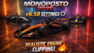 Monoposto 2026 v6.58 Settings | REALISTIC ENGINE CLIPPING!