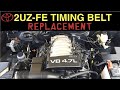 Toyota/Lexus 2UZ-FE 4.7 Liter V8 Timing Belt Replacement (Part 1)