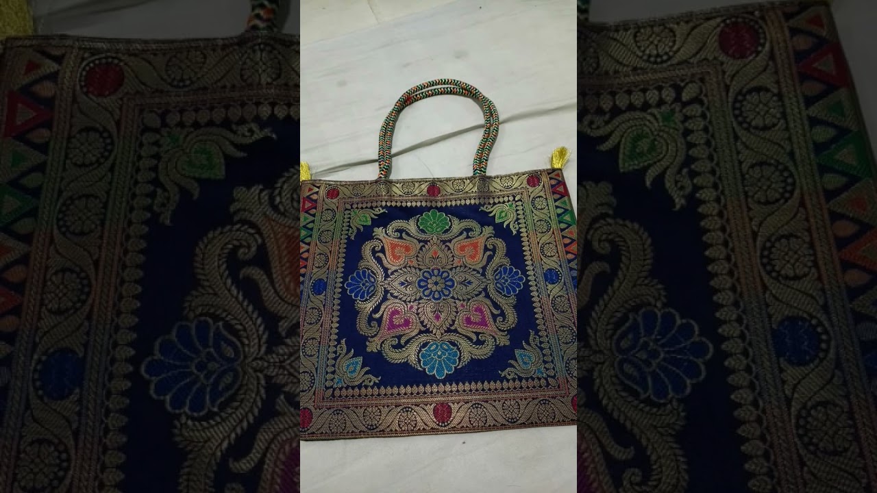 banarasi saree ki potli aur hand bags