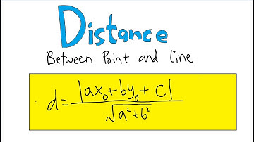 Distance of Point and Line Proof