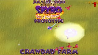 Spyro 3 Year Of The Dragon: Prototype (July 27, 2000) Part 9: Crawdad Farm