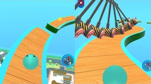 Sky Rolling Ball 3D-Walkthrough All Levels | New Ball - Gameplay | (Android,ios#144