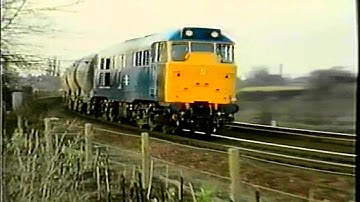 Trains at Peterborough - 1987