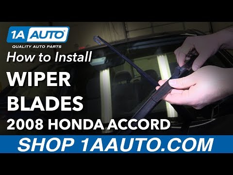 How to Replace Windshield Wiper Blades 03-14 Honda Accord