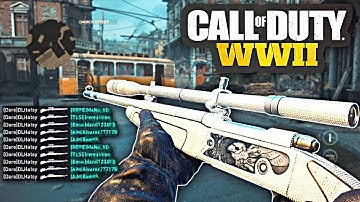 25 MINUTES OF THE BEST COD:WW2 SNIPER KILLFEEDS + TRICKSHOTS! [INSANE COMMUNITY MONTAGE]