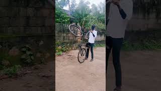 how to do wheelie in government cycle non break popularviraltrendingshorts ??