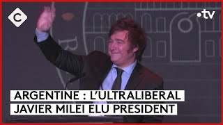 Argentine : l’ultralibéral Javier Milei élu président - Le 5/5 - C à Vous - 20/11/2023