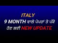 ITALY nine month papera bare new update