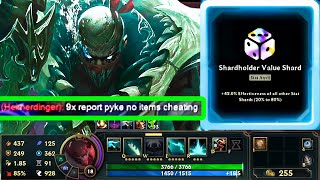 They Think I'm Cheating, But I'm a Shardholder | Pyke - No Item Run