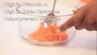 Fall Features: How to make an anti aging carrot face mask