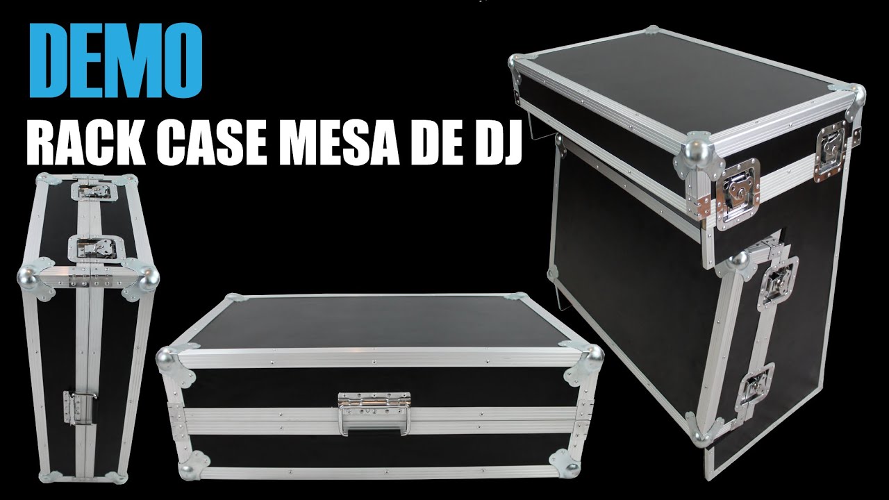 Rack Case Mesa DJ (Flight Case tipo Redbull en Tamaño Compacto