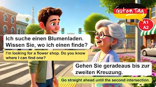 Learn German with a simple conversation | Asking for directions