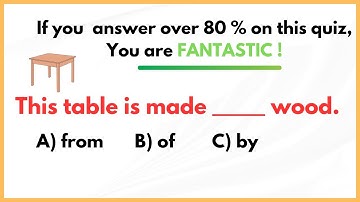 Grammar Quiz (Mixed): If You Score Over 85%, You Are FANTASTIC! 🎯🔥