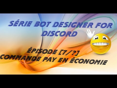 [7/?] créé un bot discord (Android) BDFD ( pay économie cmd )