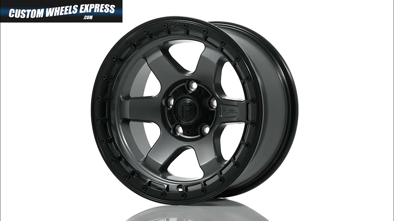 Fuel Block D752 Matte Anthracite Custom Truck Wheel Spin YouTube