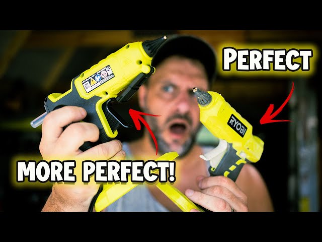 Ryobi just made the perfect tool EVEN MORE PERFECT! This is the all new  Ryobi 18v Cordless Glue Gun 