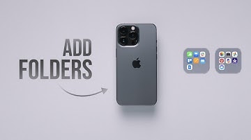 How to Add Folders to iPhone Home Screen (tutorial)