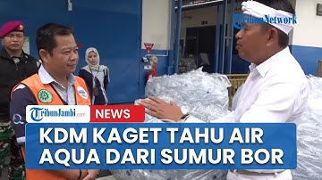 Dedi Mulyadi Kaget Tahu AQUA dari Sumur Bor Bukan Mata Air Alami