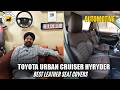 Toyota Urban Cruiser Hyryder Premium Leather Seat Covers | Luxury Interior Modification by Orchis