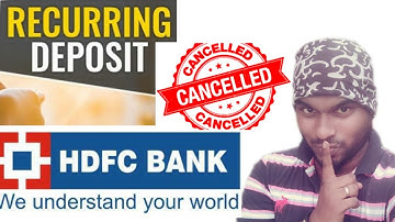 How to close HDFC Recurring Deposit in Mobile App Tamil | MTechBoss