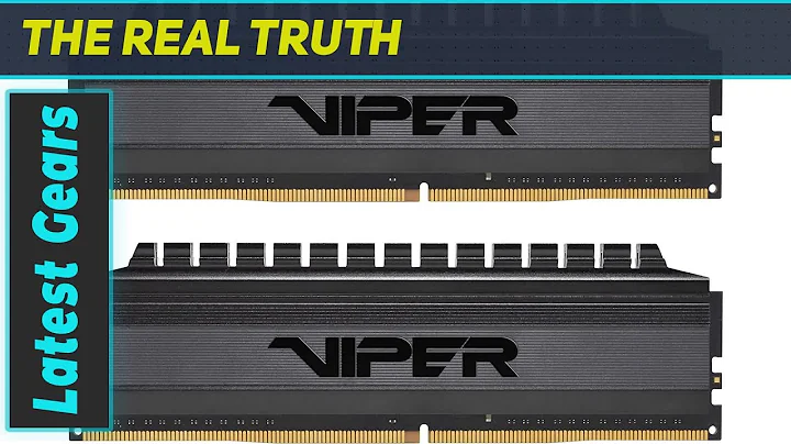 Patriot Viper 4 Blackout DDR4 RAM 64GB (2X32GB) 3200MHz CL16 UDIMM Desktop Gaming Memory Kit