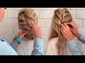 Низкий пучок на жгутах | Low bun | Wedding hairstyle