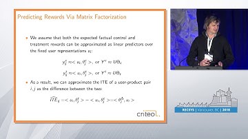 PS2: Causal embeddings for recommendation Flavian Vasile