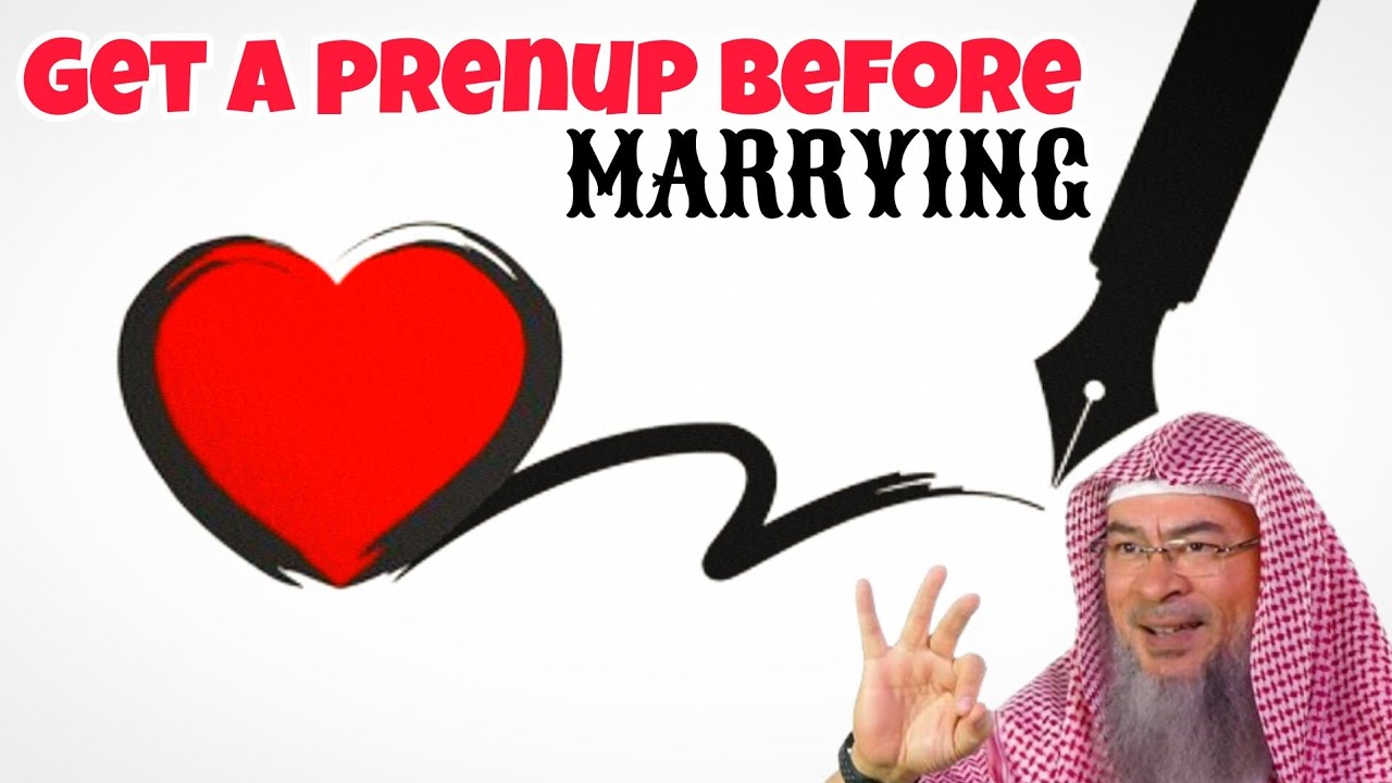 Get a prenup before marrying in the west #assim assim al hakeem