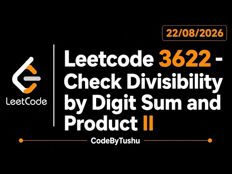 LeetCode 3622 | Check Divisibility by Digit Sum and Product | Java Solution | Math | CodeByTushu