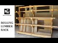 How to Make a Rolling Lumber Rack | Woodworking