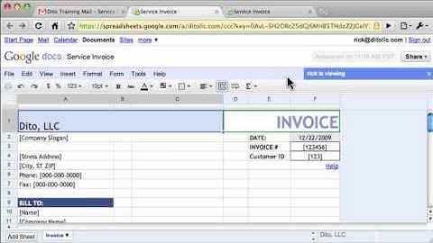 Google Docs - New Invitation Email