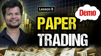 Paper Trading Demo [Lesson 8] | Technical Charts and Trendlines Analysis for Beginners thumbnail