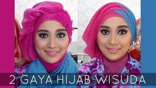 Tutorial Hijab Wisuda | 2 Hijabstyle dengan Hijab Savanna Mecca Glitty | #2