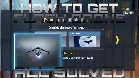 NEW TACTICAL EQUIPMENT *FLASH DRONE* | ALL SOLVED I CODM