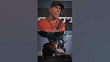 Scout (TF2) VS Tracer (Overwatch) #shorts #edit #1v1