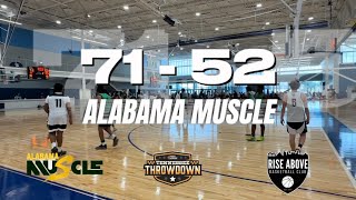 MUSCLE ENDS THE WEEKEND AGAINST RISE ABOVE | Prep hoops | Tennessee Throw down | AAU